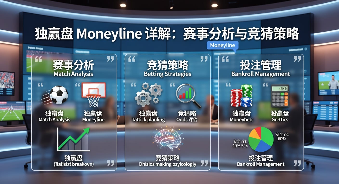 1X2独赢Moneyline竞猜全攻略