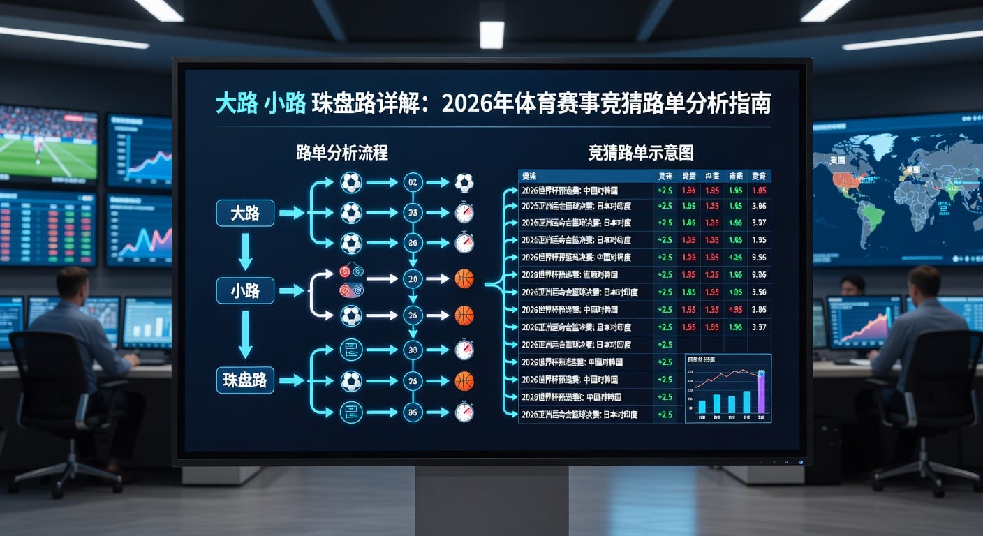 大路 小路 珠盘路：竞猜走势分析指南